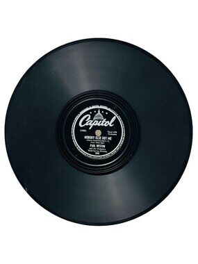 Paul Weston Nobody Else But Me 10 Inch Shellac 78 RPM Capitol Records 245